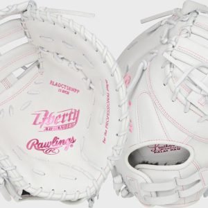 Liberty Advanced Color Series 13 in 1st Base Mitt White/Pink