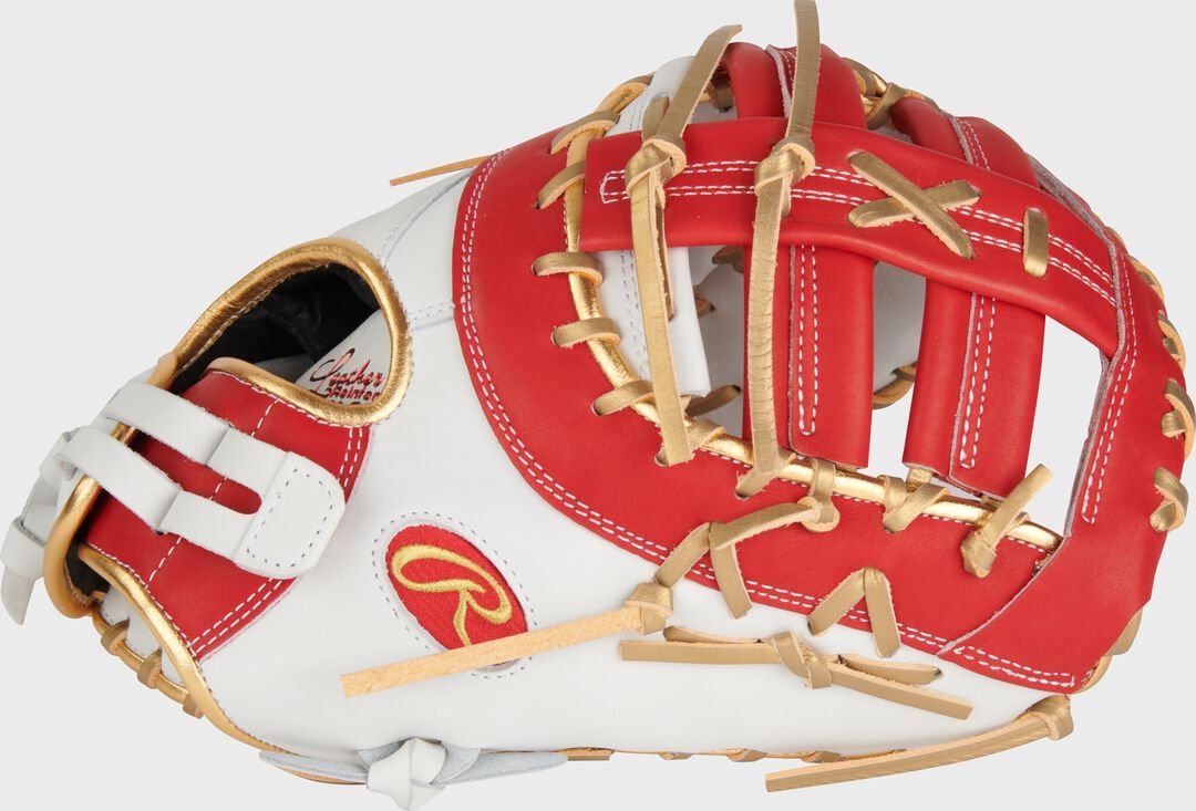 Liberty Advanced Color Series 13 in 1st Base Mitt White/Scarlet - Image 2
