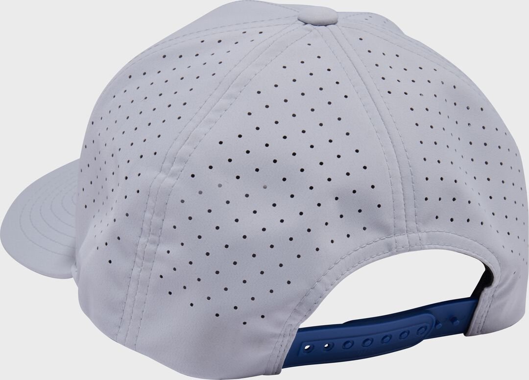 Rawlings Gray Laser Performance Patch Snapback Hat - Image 4