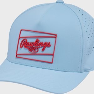 Rawlings Light Blue Laser Performance Patch Snapback Hat