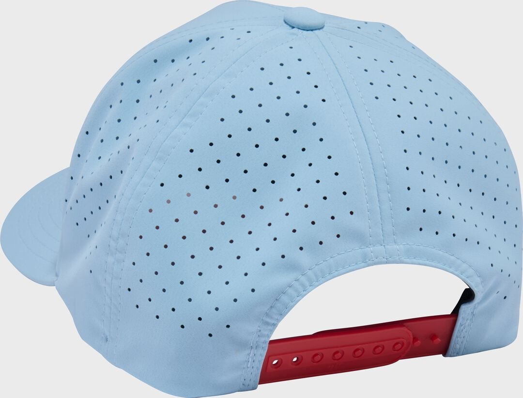 Rawlings Light Blue Laser Performance Patch Snapback Hat - Image 4