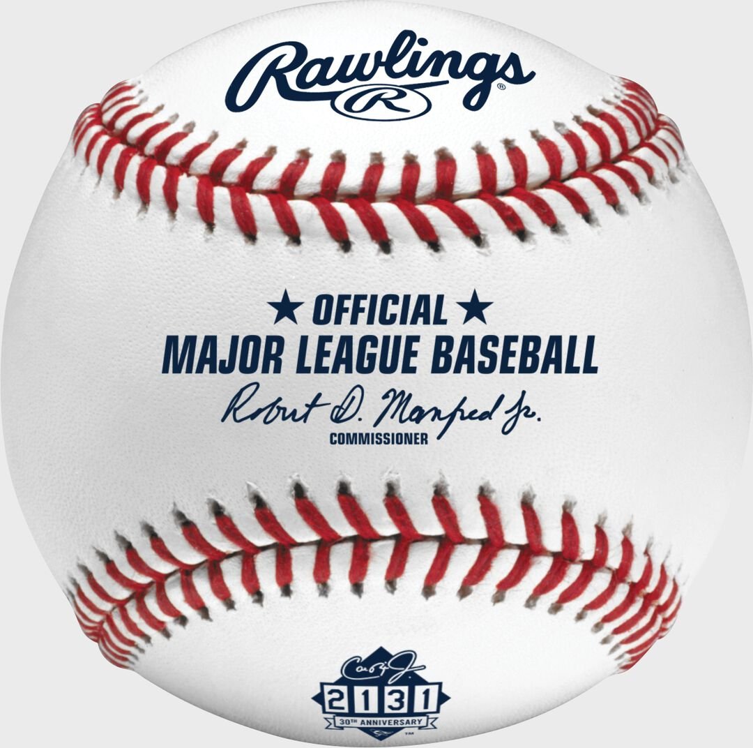Cal Ripken Jr. Iron Man Streak 30th Anniversary Commemorative Baseball 1 Ball
