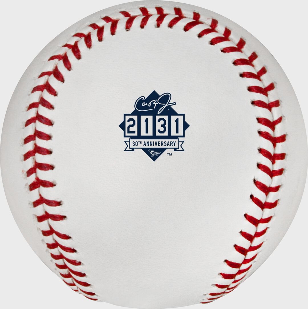 Cal Ripken Jr. Iron Man Streak 30th Anniversary Commemorative Baseball 1 Ball - Image 2