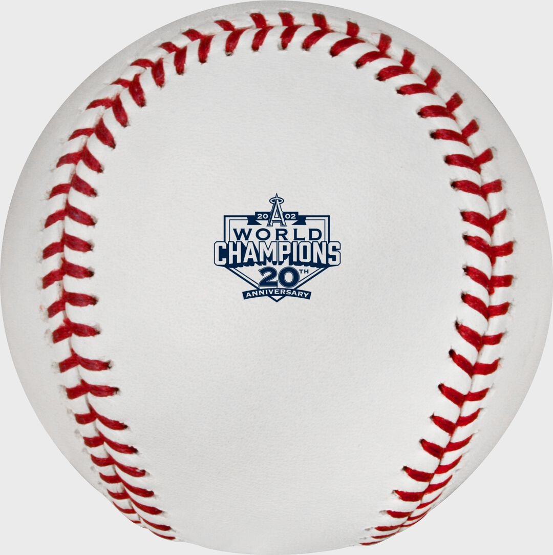 MLB Los Angeles Angels World Series Champions 20th Anniversary Baseball - Image 2