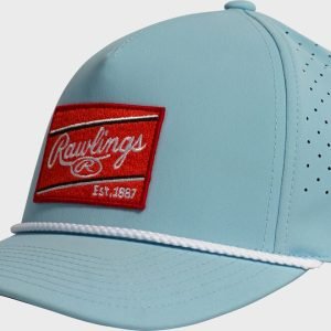 Rawlings Columbia Blue Rope Patch Hat