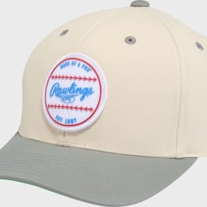 Rawlings Gray Baseball Logo Hat