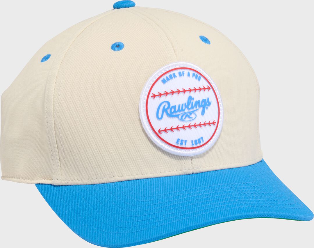 Rawlings Blue Baseball Logo Hat - Image 3