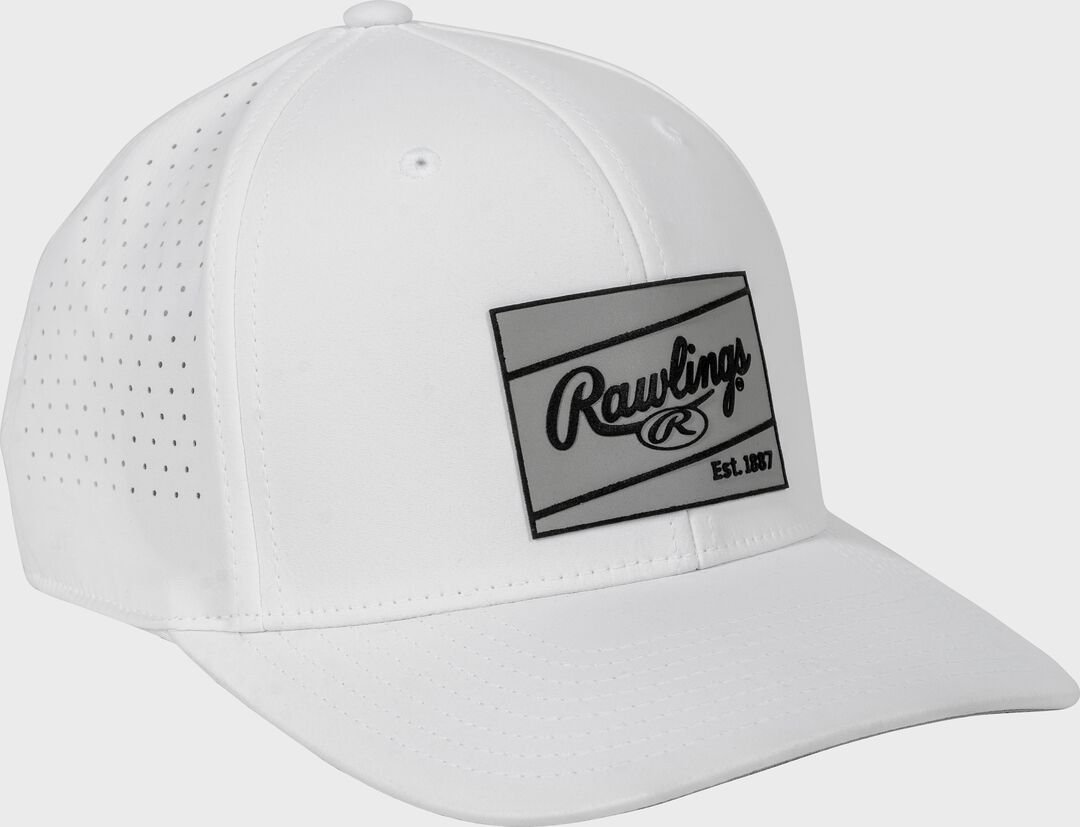 Rawlings Performance Snapback Hat White - Image 3