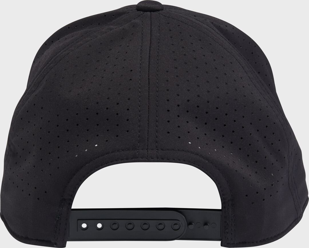 Rawlings Black Performance Curved Bill Snapback Hat - Image 4