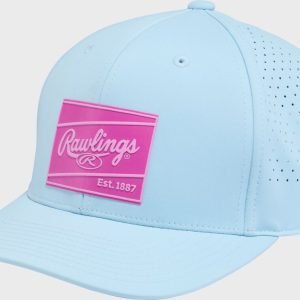 Rawlings Light Blue Performance Curved Bill Snapback Hat