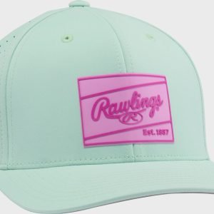 Rawlings Mint Performance Curved Bill Snapback Hat