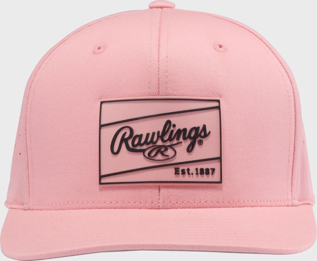 Rawlings Peach Performance Curved Bill Snapback Hat - Image 2