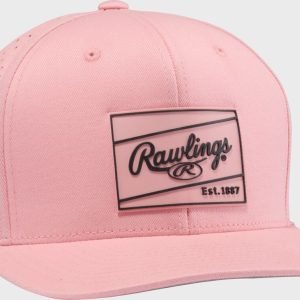 Rawlings Peach Performance Curved Bill Snapback Hat