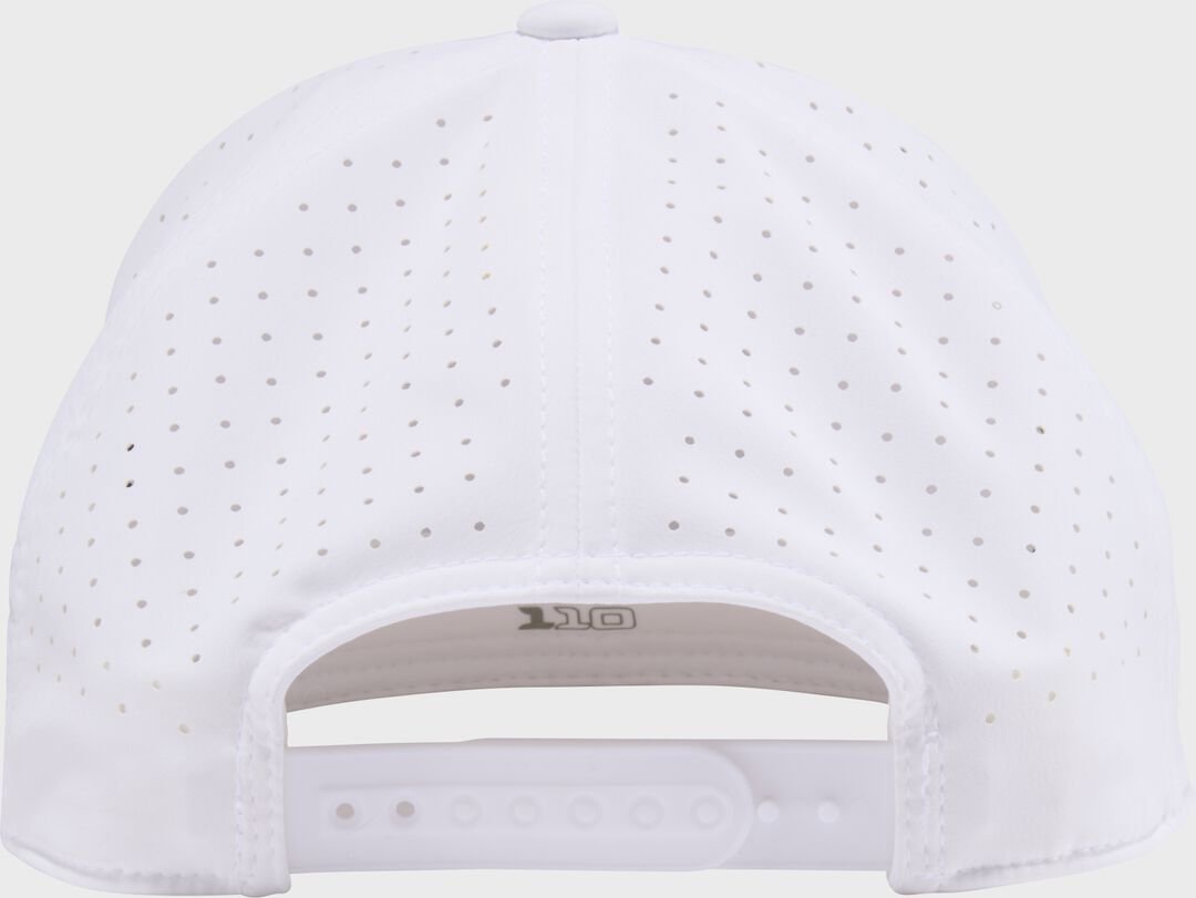 Rawlings White Performance Curved Bill Snapback Hat - Image 3