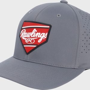 Rawlings Home Plate Performance Flat Bill Snapback Hat
