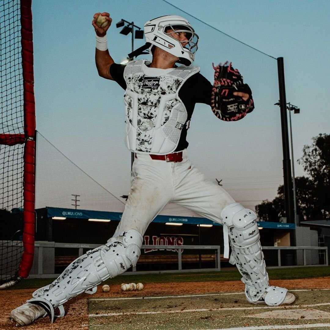 Limited Edition Mach Black Spatter Catcher's Gear Set Adult Intermediate Youth - Image 3