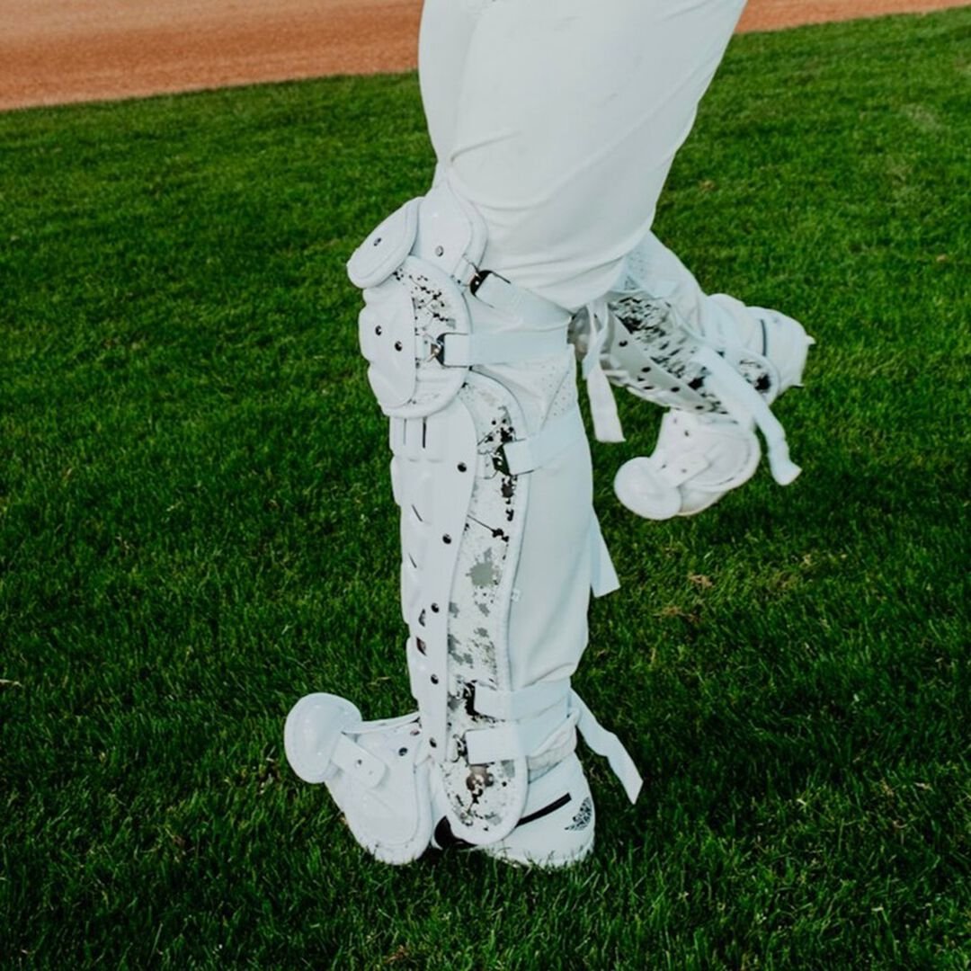 Limited Edition Mach Black Spatter Catcher's Gear Set Adult Intermediate Youth - Image 15