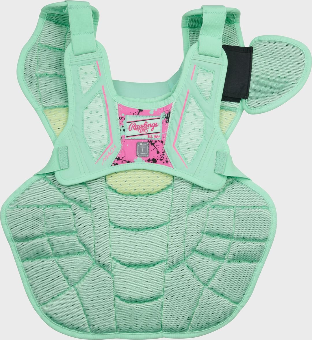 Limited Edition Mach Mint/Pink Spatter Catcher's Gear Set Adult Intermediate Youth - Image 7