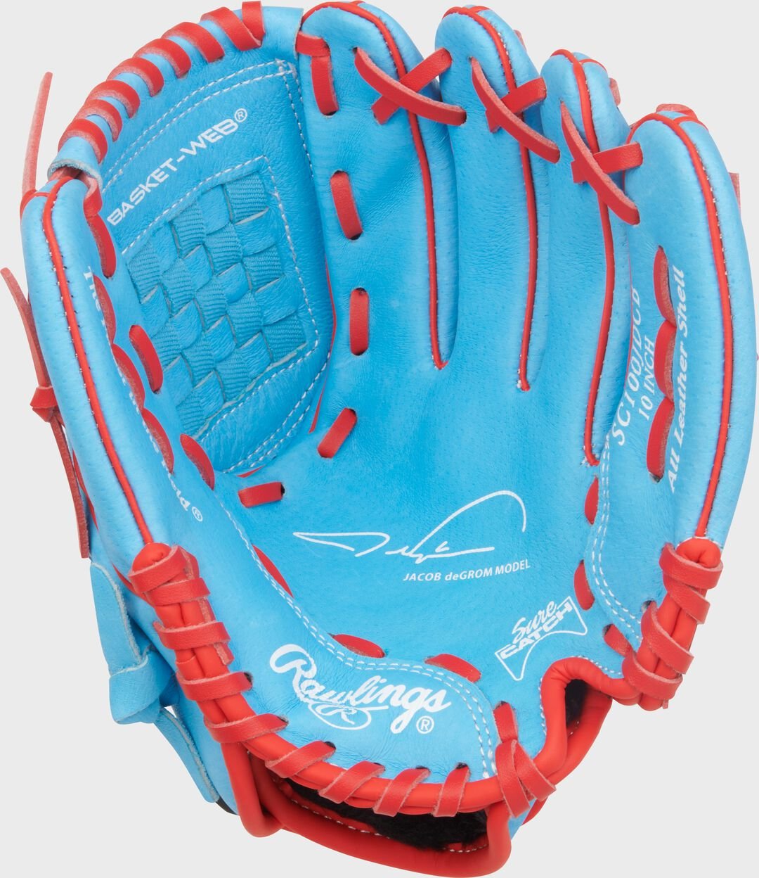 Sure Catch 10-Inch Jacob deGrom Signature Youth Glove Right Hand Throw - Image 4