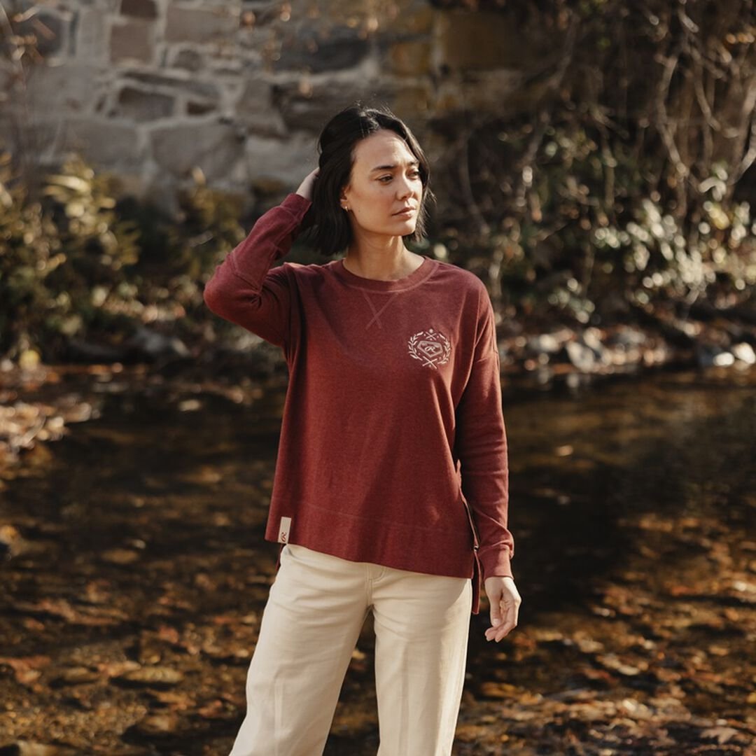 Rawlings x The Normal Brand Women’s Fleece Splitside Pullover - Image 3