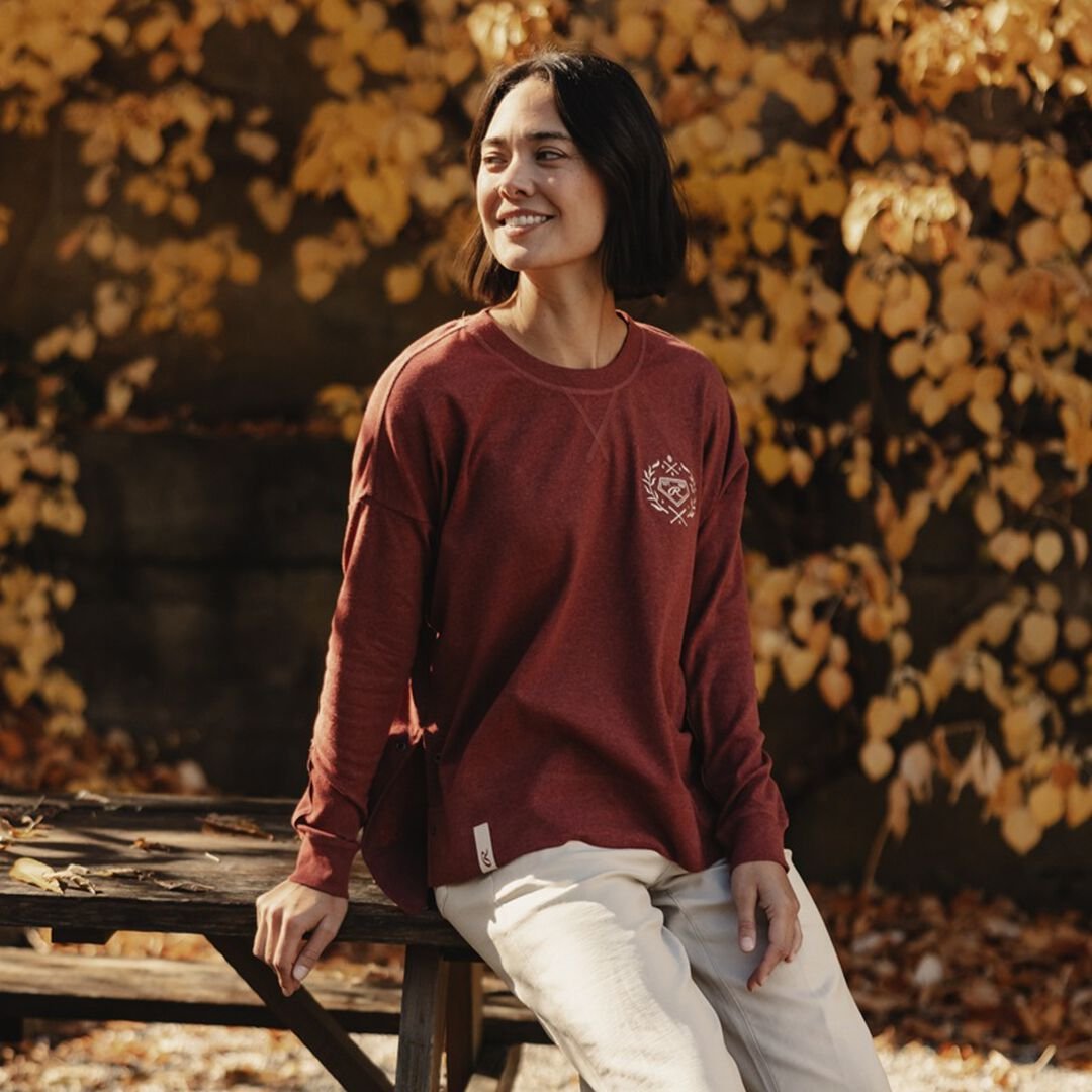 Rawlings x The Normal Brand Women’s Fleece Splitside Pullover - Image 6