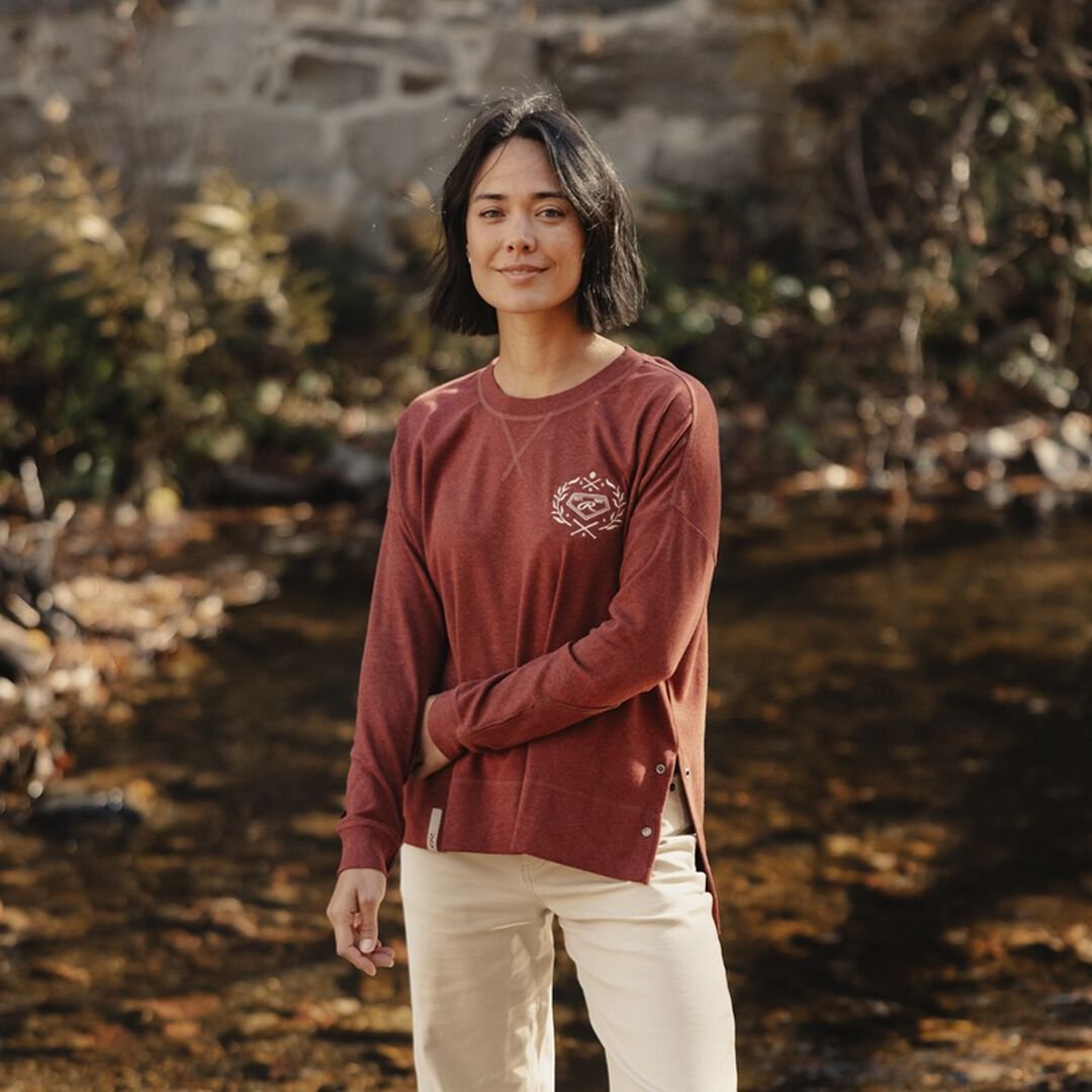 Rawlings x The Normal Brand Women’s Fleece Splitside Pullover - Image 9