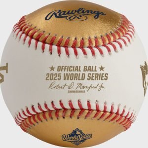 MLB 2025 Gold World Series Dueling Baseball 1 Ball