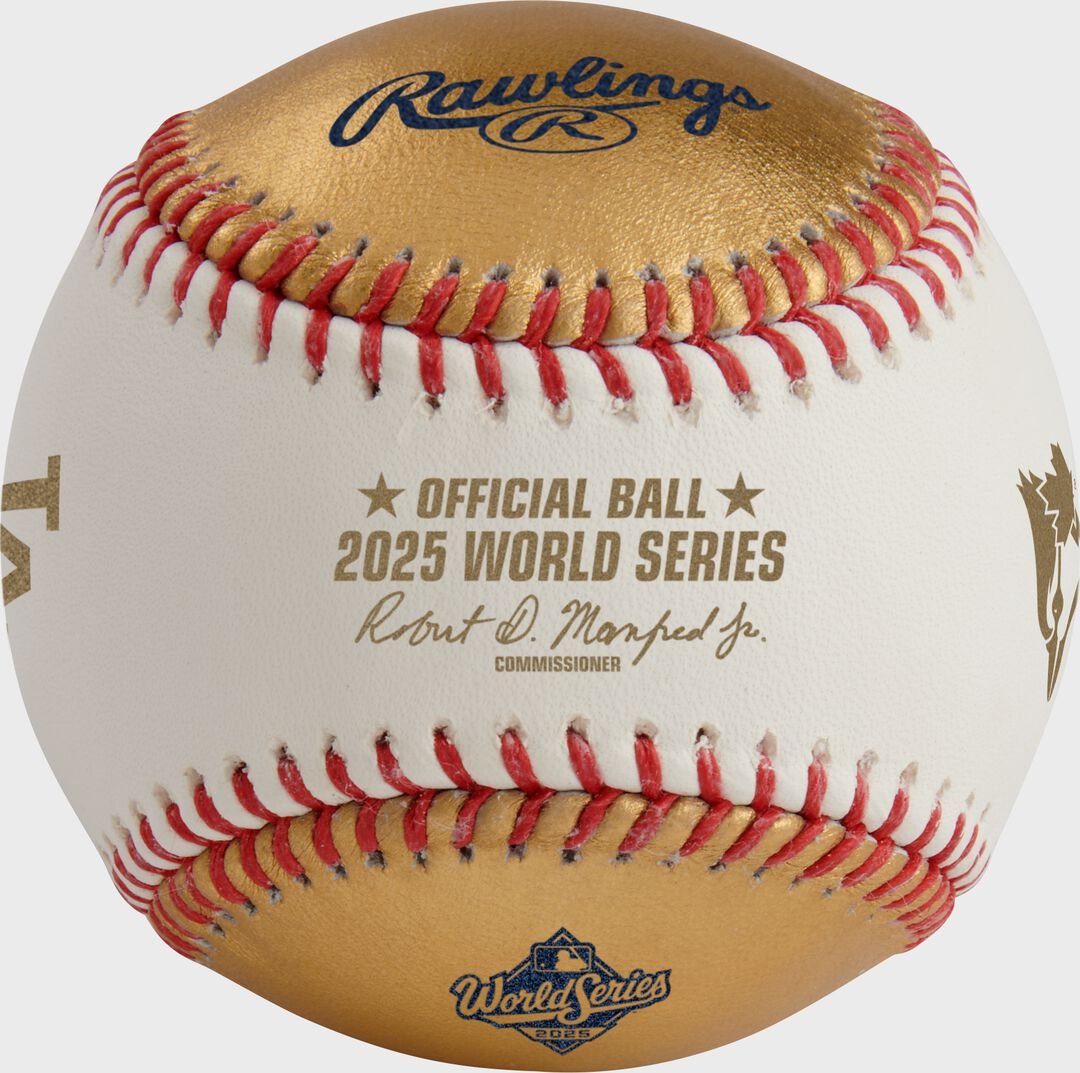 MLB 2025 Gold World Series Dueling Baseball 1 Ball
