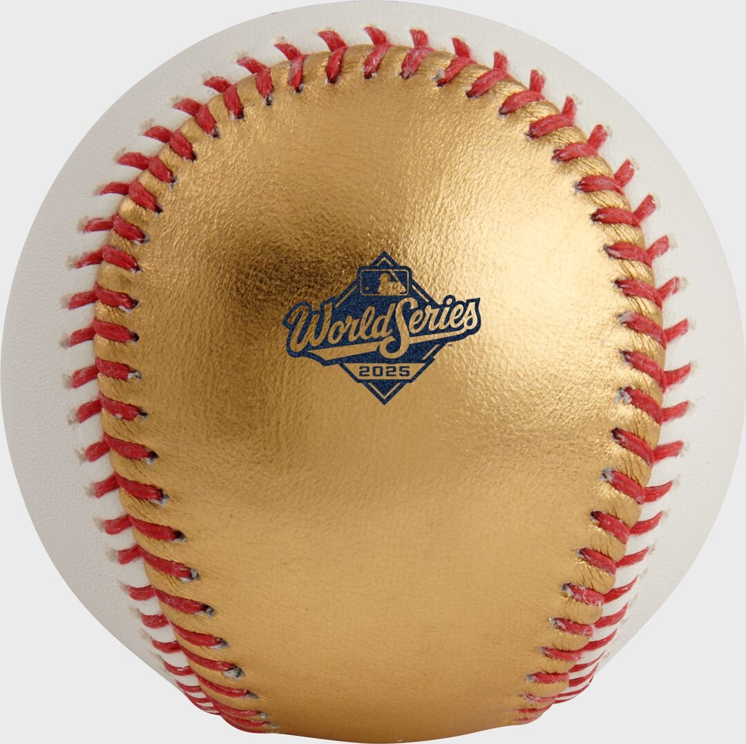 MLB 2025 Gold World Series Dueling Baseball 1 Ball - Image 4
