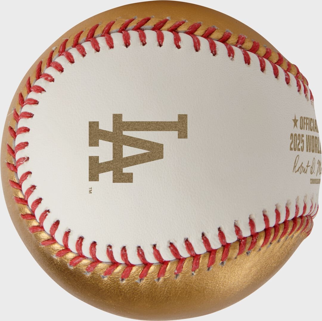 MLB 2025 Gold World Series Dueling Baseball 1 Ball - Image 2